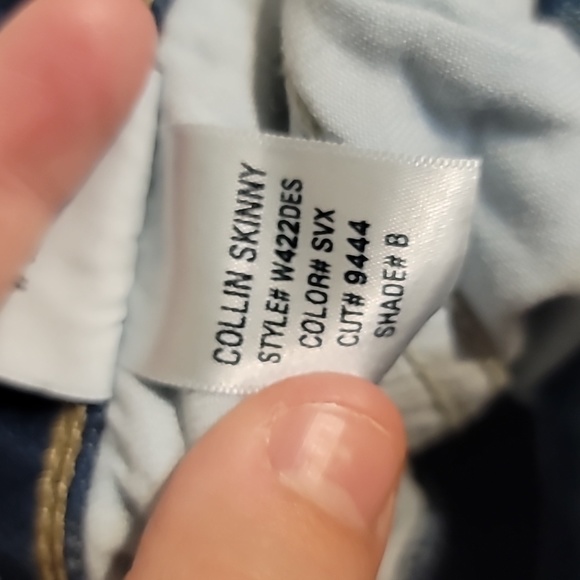 Husdon size 27 Collin Skinny mod rise flap pocket womens jeans made in the USA - Picture 10 of 10